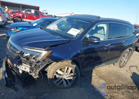 2017 Honda Pilot Touring from USA, damaged, VIN 5FNYF5H91HB007537